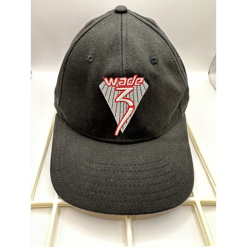 Converse Wade 3 Basketball Miami Heat Cap Hat Black Embroid Cotton Spandex